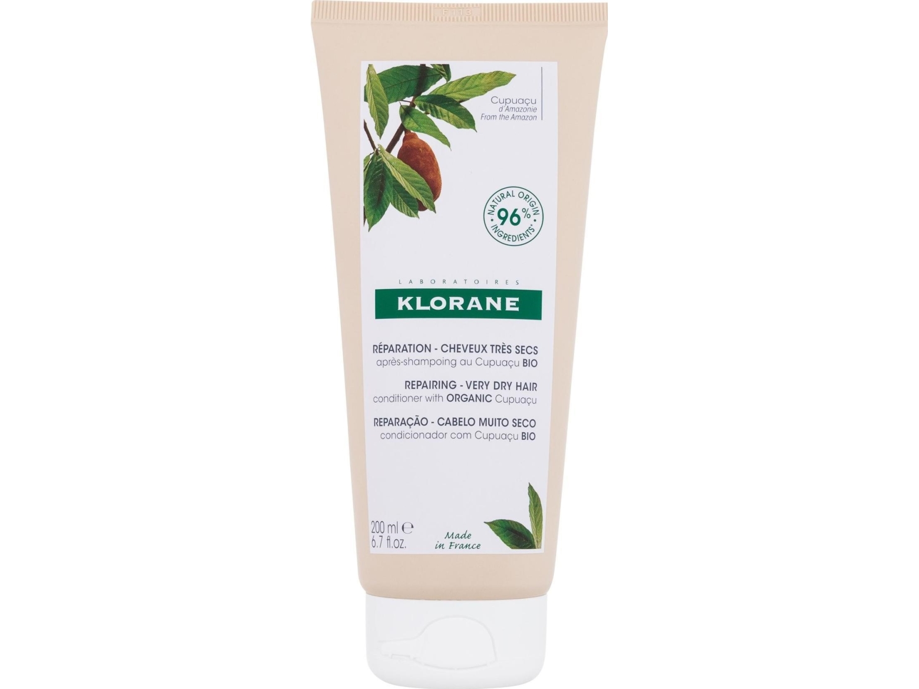 _conditioner Reparerende Hårbalsam, Der Er Let At Rede Ud Cupuacu 200ml fra Klorane